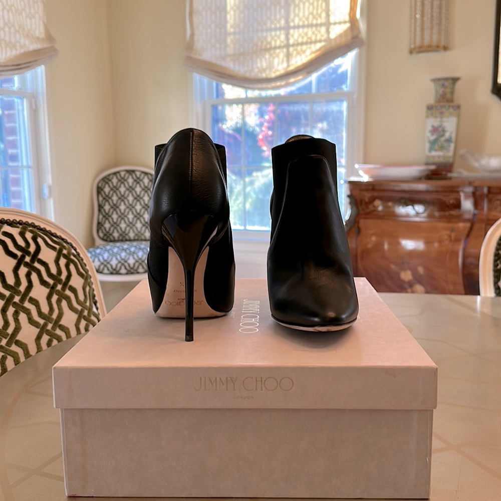 Jimmy Choo Black Boots nearly new -no scuffs or damages